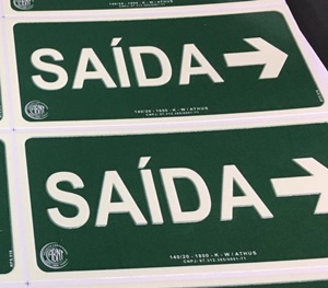 Placas de Rota de Fuga
